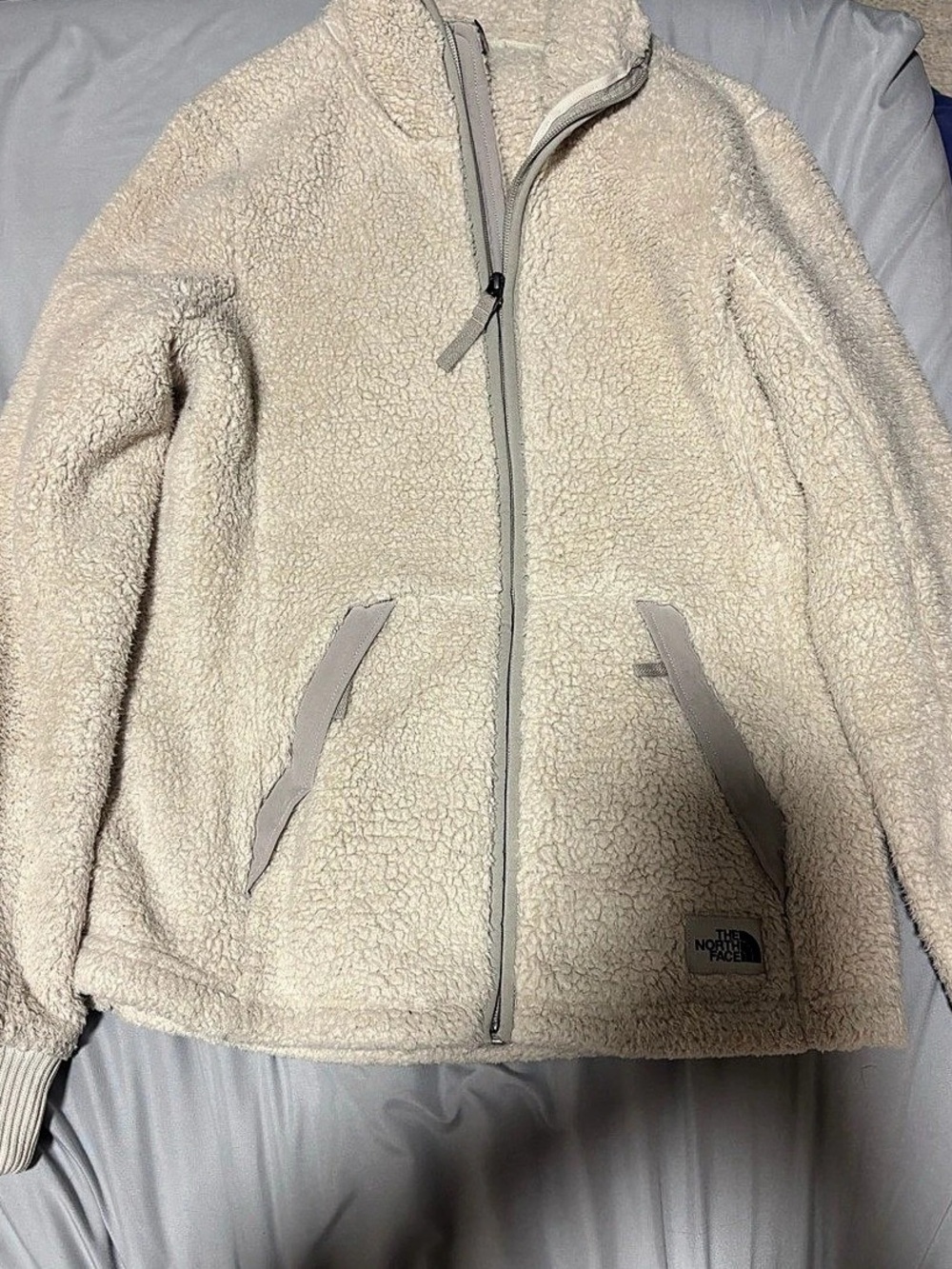The North Face Campshire Full-Zip Fleece Jacket Cream XS
